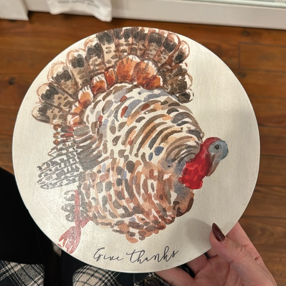 Turkey wood trivet